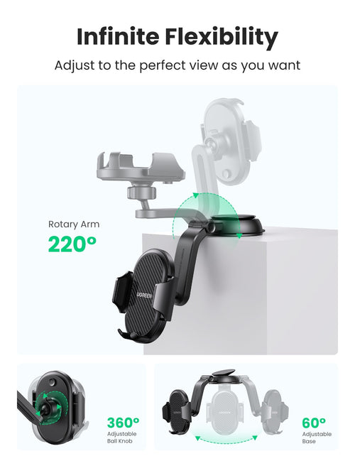 NNEDSZ 20473 Waterfall-Shaped Suction Cup Phone Mount