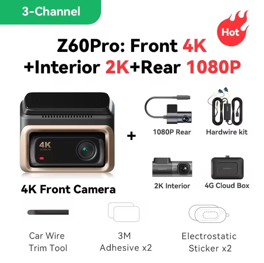 DDPAI Z60 Pro 4K AI Dash Cam