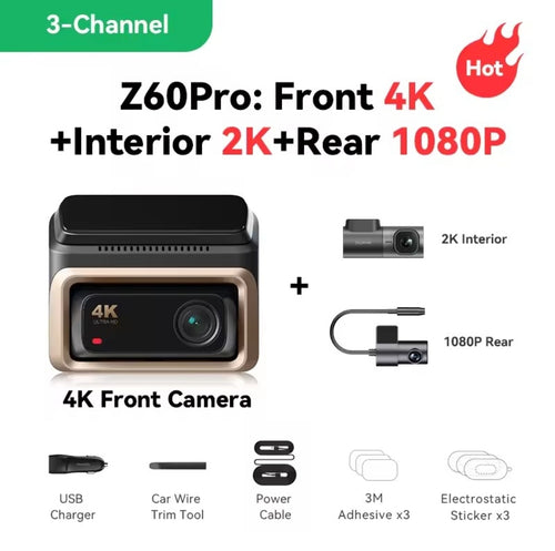 DDPAI Z60 Pro 4K AI Dash Cam