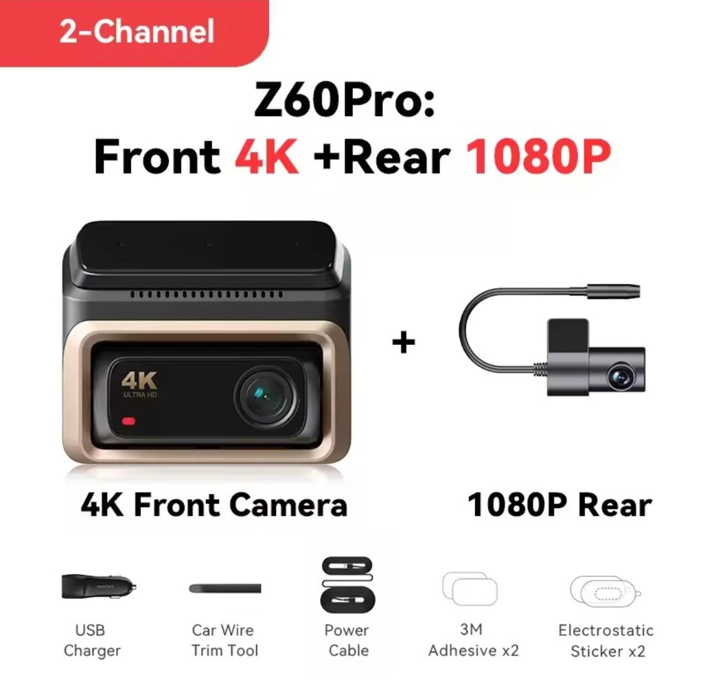 DDPAI Z60 Pro 4K AI Dash Cam